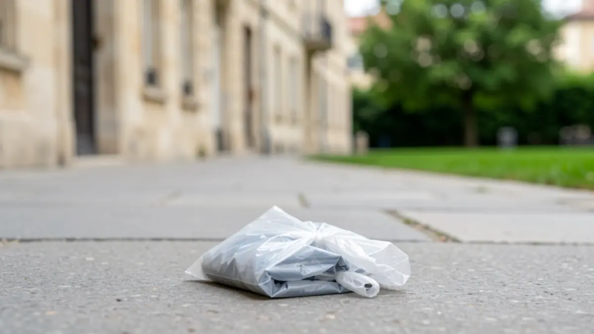 Generic image of a dog waste bag dispenser.
