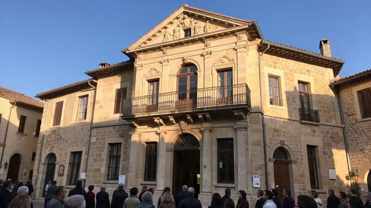 Facade of the Brive-la-Gaillarde town hall.