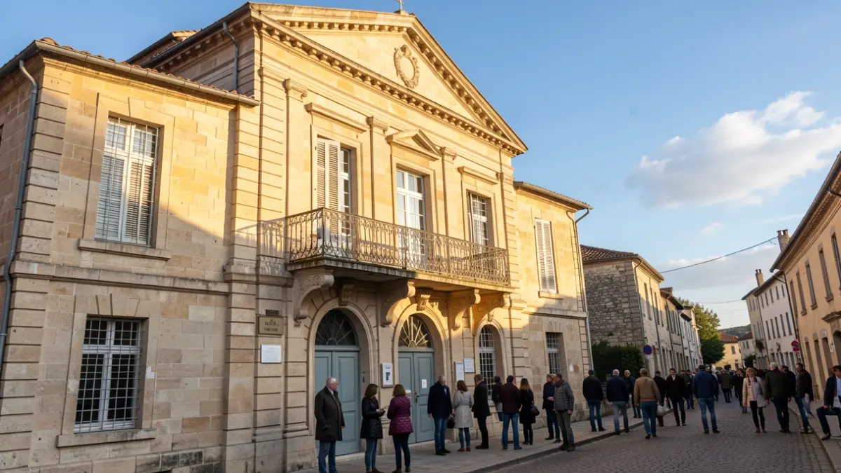 Façade de la mairie de Saint-Pierre-d'Irube.