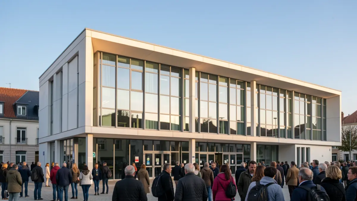 Façade de la mairie de Mérignac.