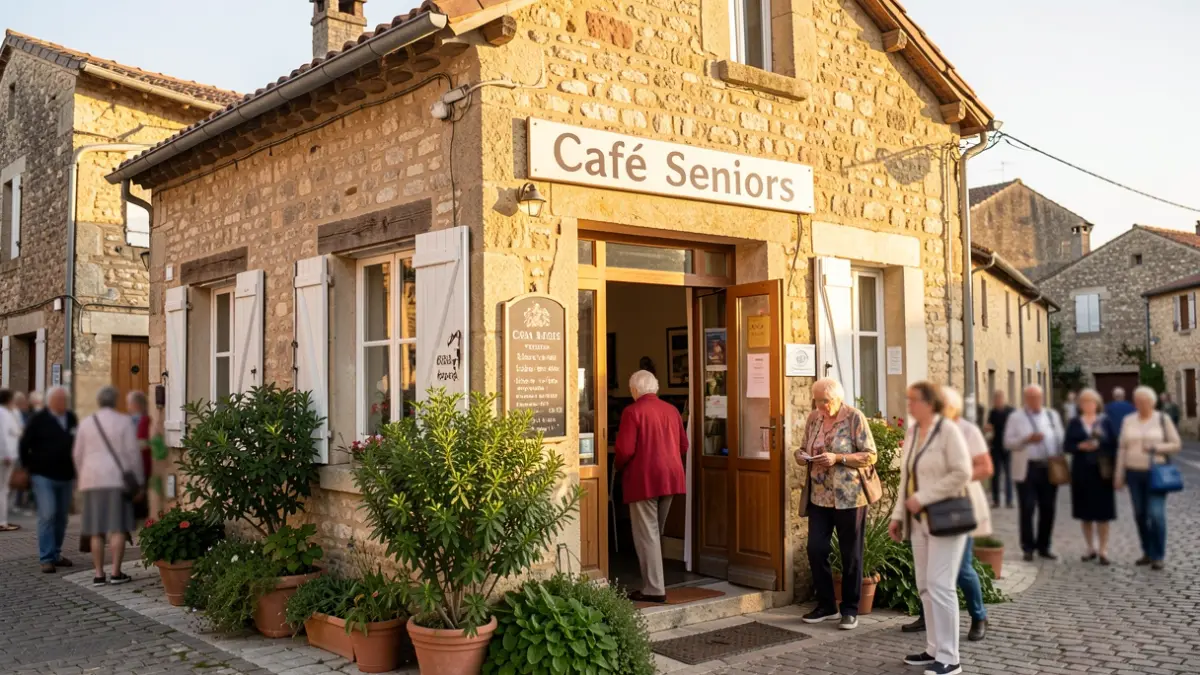 Generic image of a community center offering activities for seniors.
