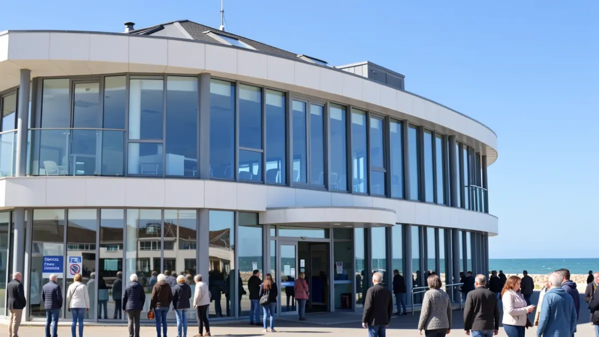 Façade de l'Espace France Services de l'Île d'Oléron.