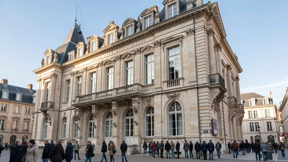 Façade de la Faculté de Droit et des Sciences économiques de l'Université de Limoges.