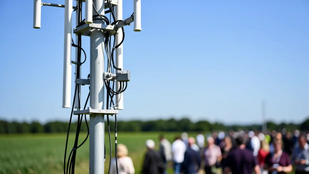 Image générique d'une antenne-relais de téléphonie mobile.