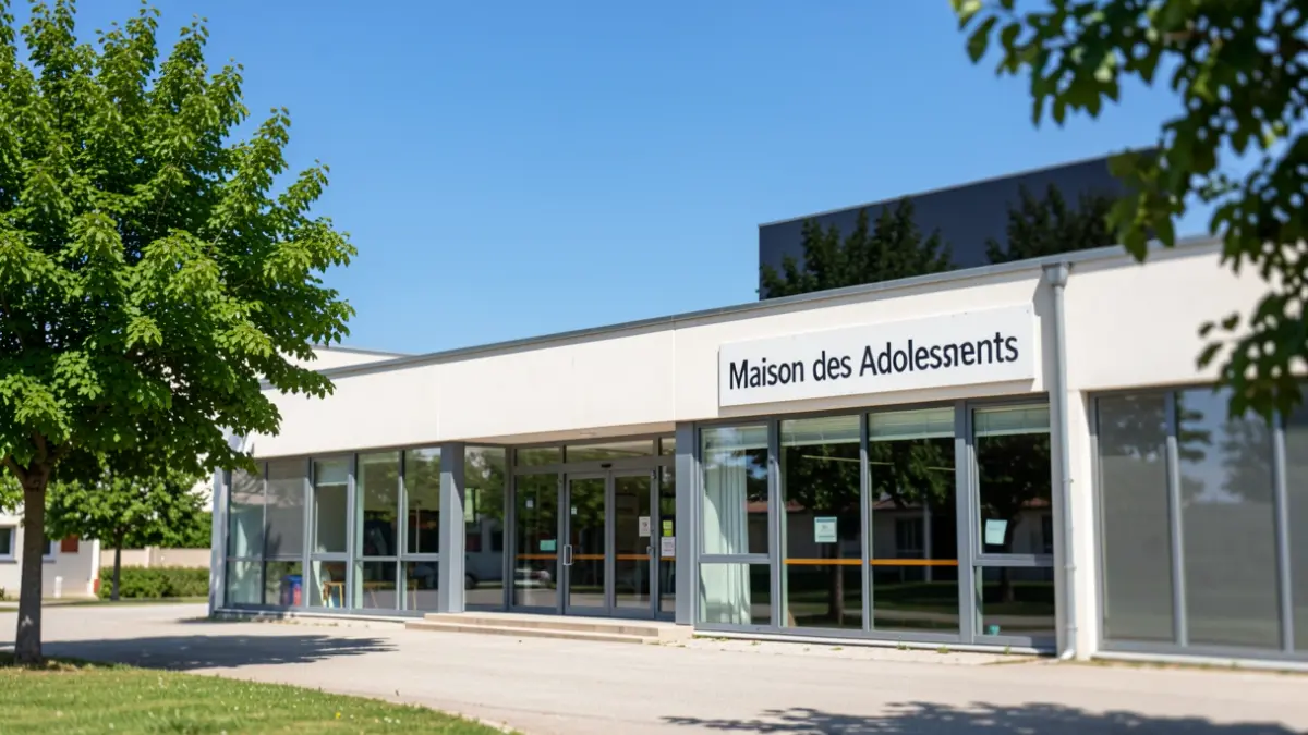 Bâtiment de la Maison des Adolescents du Créonnais.