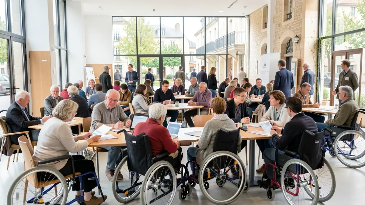 Generic image of a community event focused on inclusion and disability.