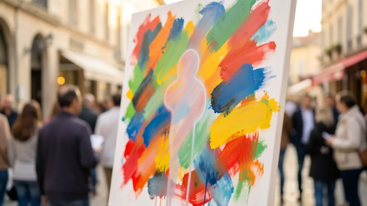 Image générique de représentation abstraite de la santé mentale et de l'art.