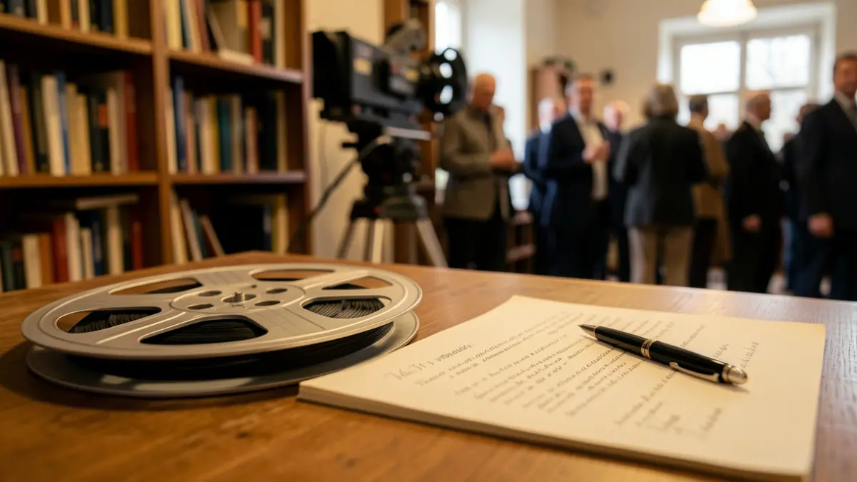 Generic image of film and audiovisual creation equipment.