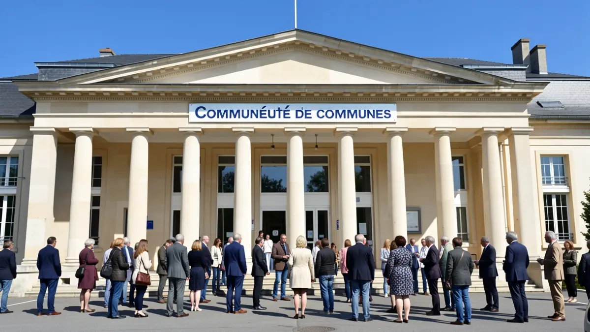 Generic image of a community of communes building facade.