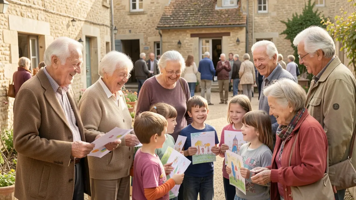 Generic image of an intergenerational meeting.