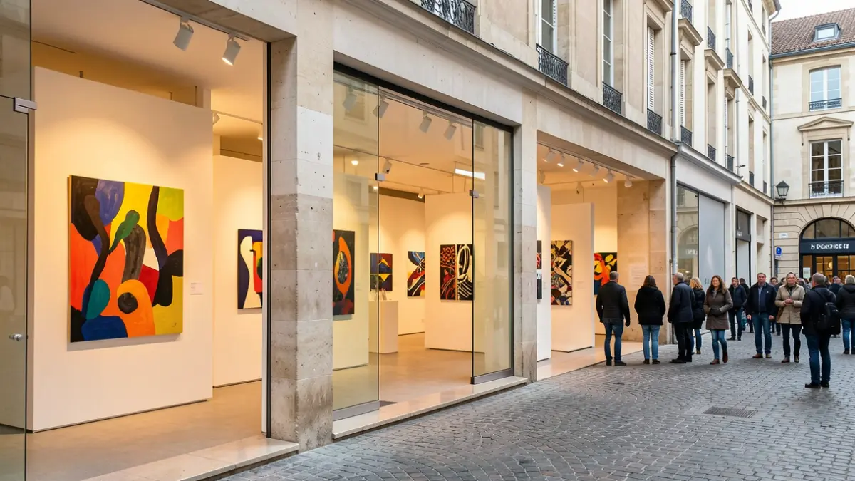 Generic image of a contemporary art exhibition.