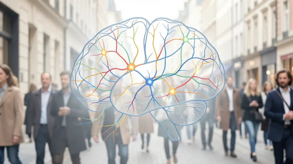 Generic image of abstract representations of neurons and brain circuits.