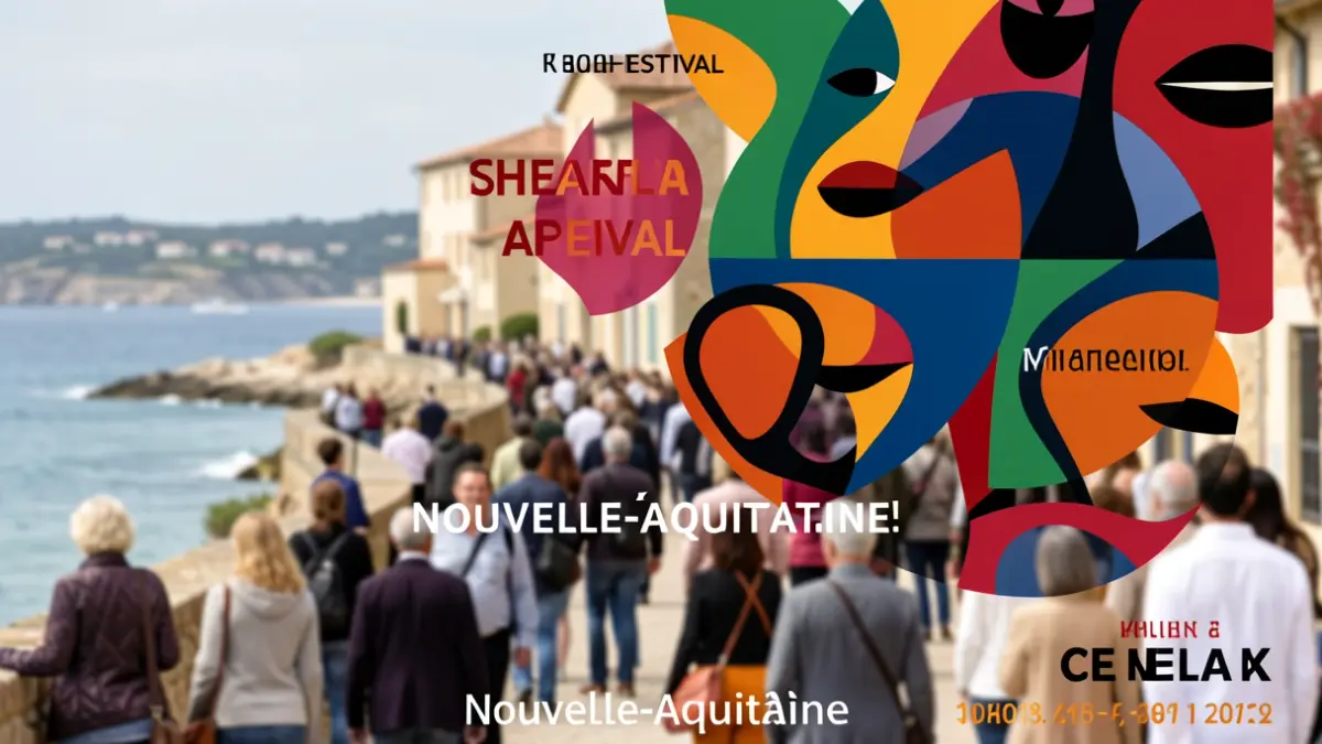 Image générique de l'affiche du festival Visions d'Afrique.