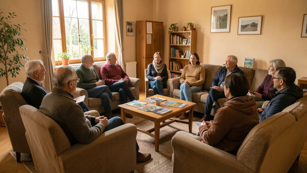 Image générique d'un espace d'accueil convivial pour les aidants.