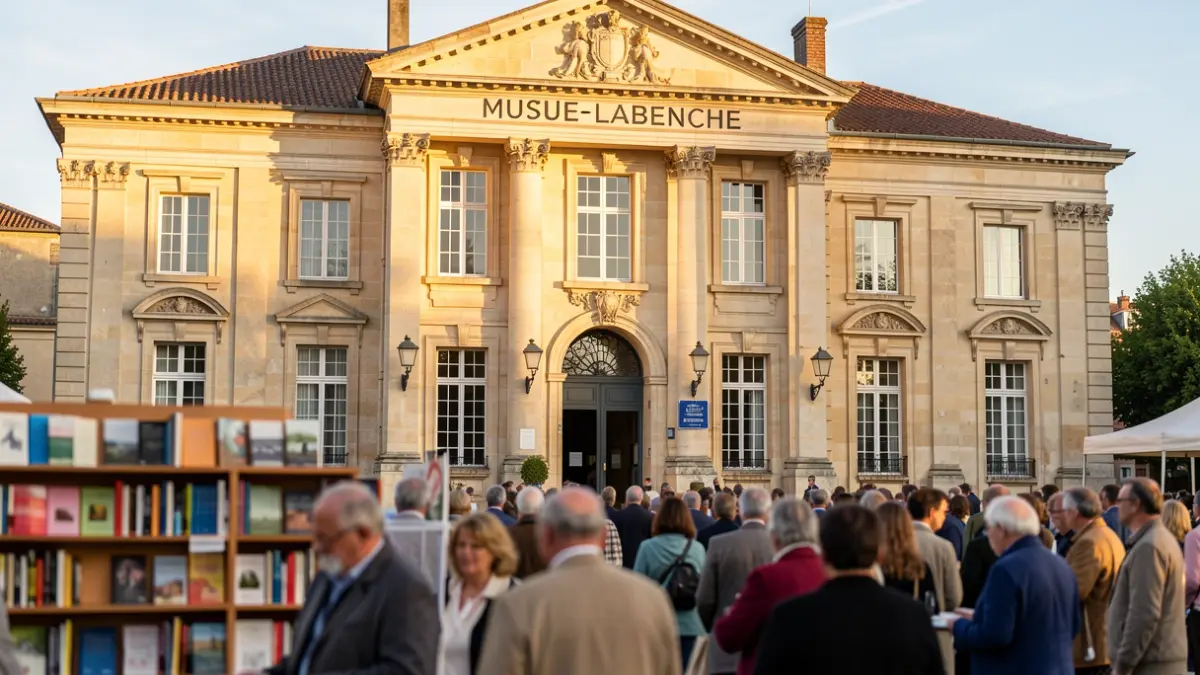 Façade du musée Labenche à Brive-la-Gaillarde, lieu de la conférence de presse de la 44e Foire du livre.