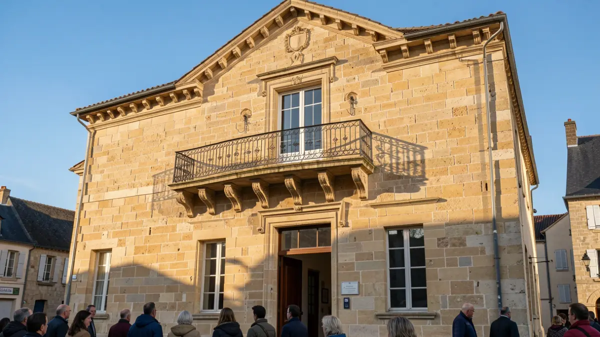 Facade of the Foulayronnes town hall.