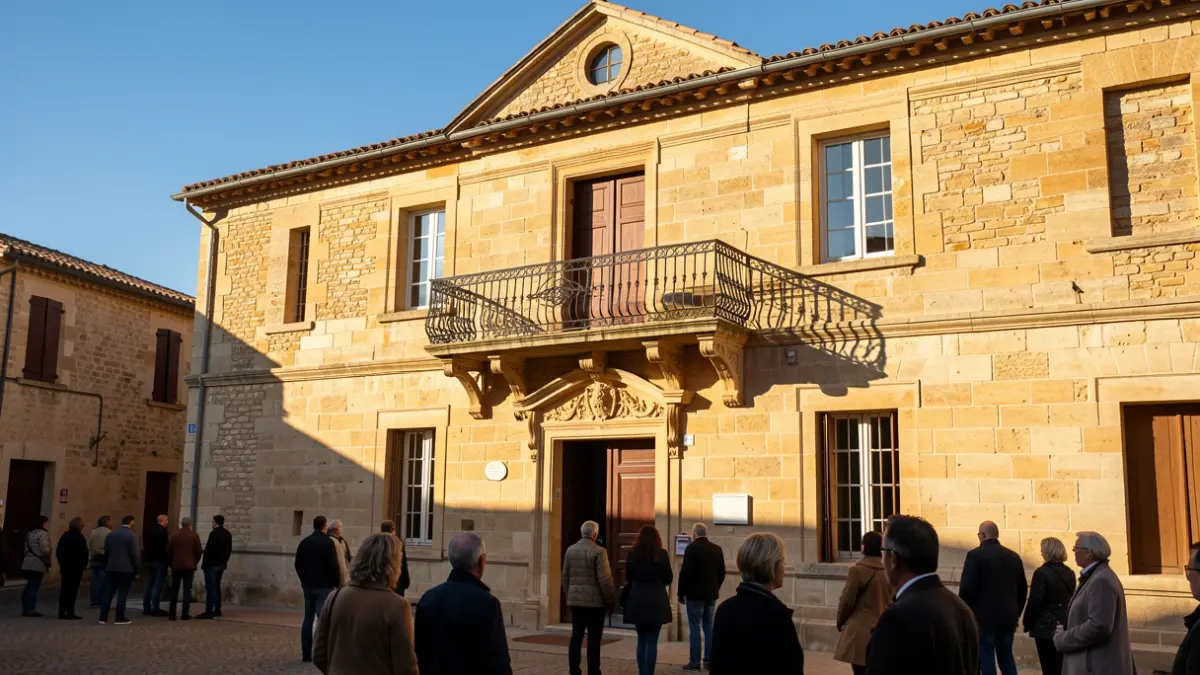 Façade de la mairie de Foulayronnes.