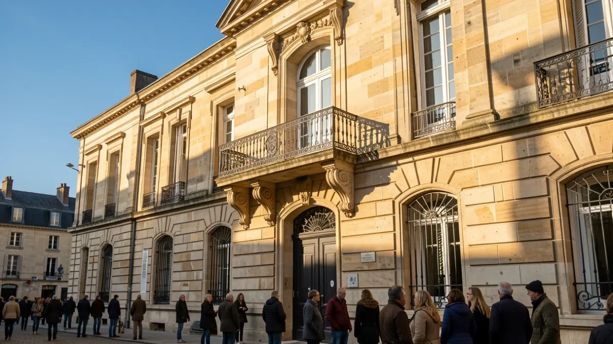 Generic image of the facade of a public administrative building with classic architectural elements.