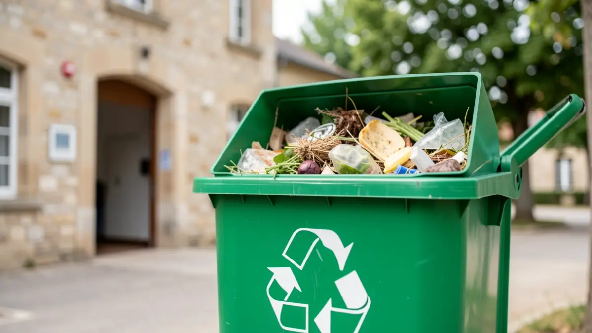 Generic image of a voluntary drop-off point for organic waste.