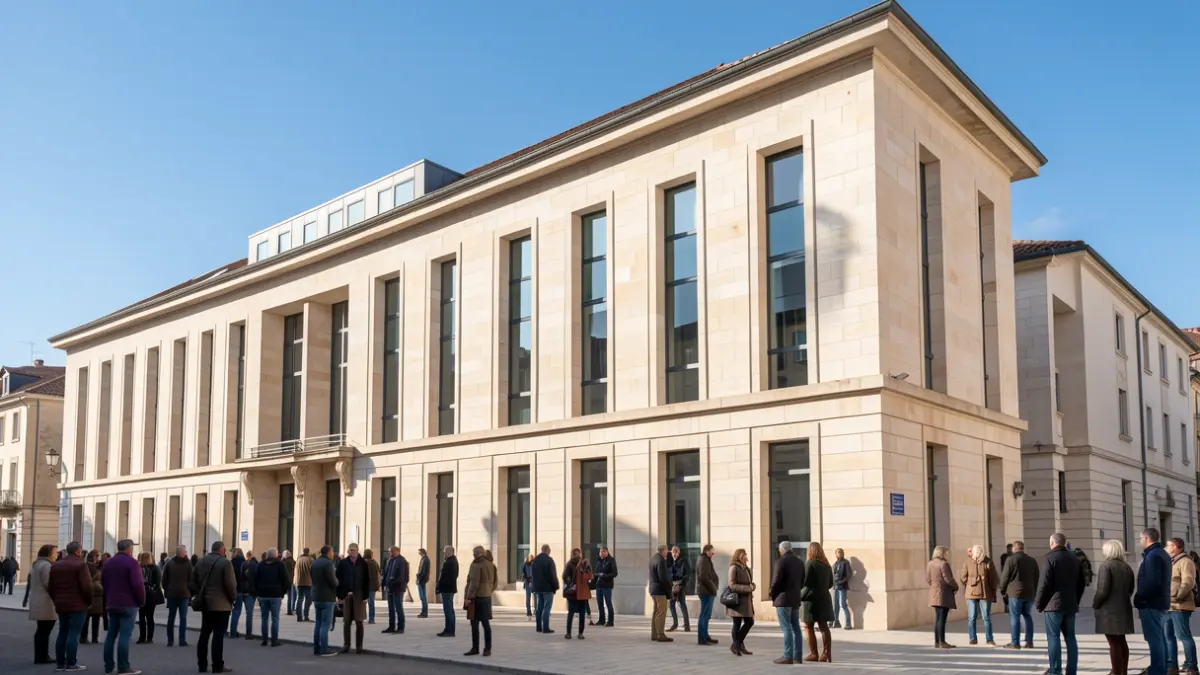Generic image of a modern municipal building facade.