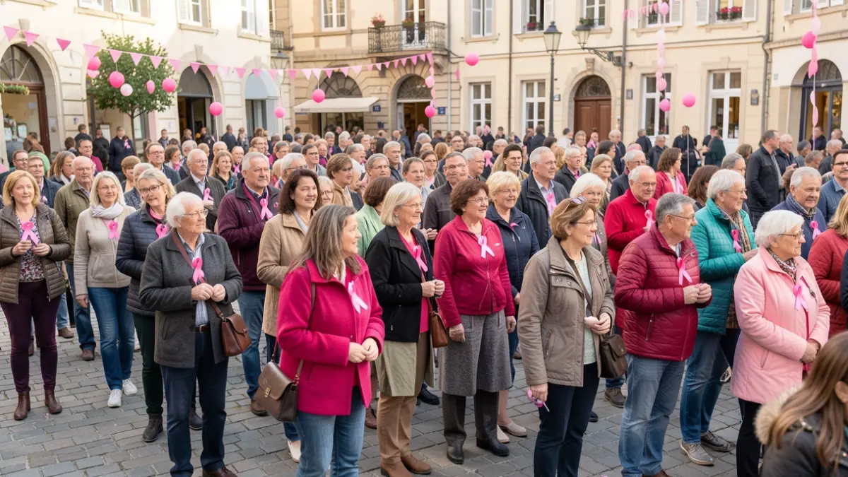 Generic image of people participating in a solidarity event for Octobre Rose.