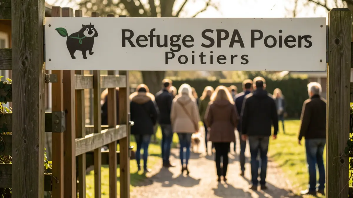 Generic image of the entrance to an animal shelter in Poitiers.