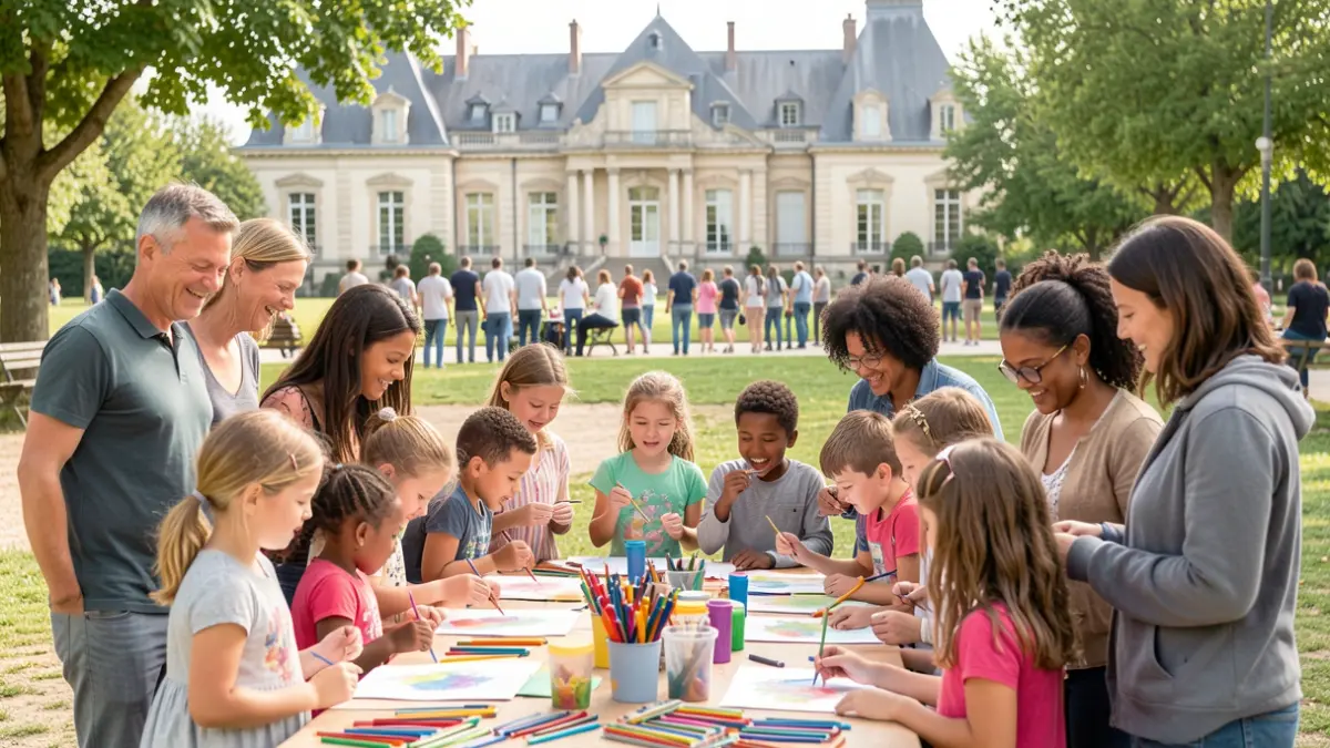 Generic image of an outdoor family leisure activity.