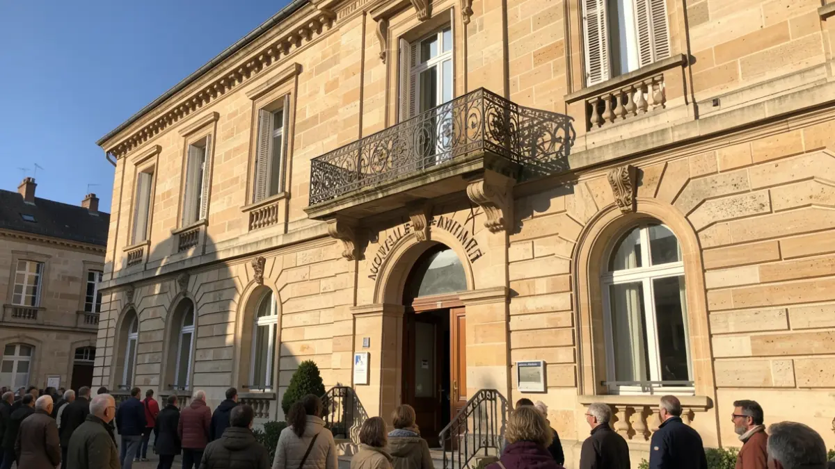Façade de l'hôtel de ville de Saint-Yrieix-sur-Charente, symbole de l'engagement de la commune pour la santé publique.