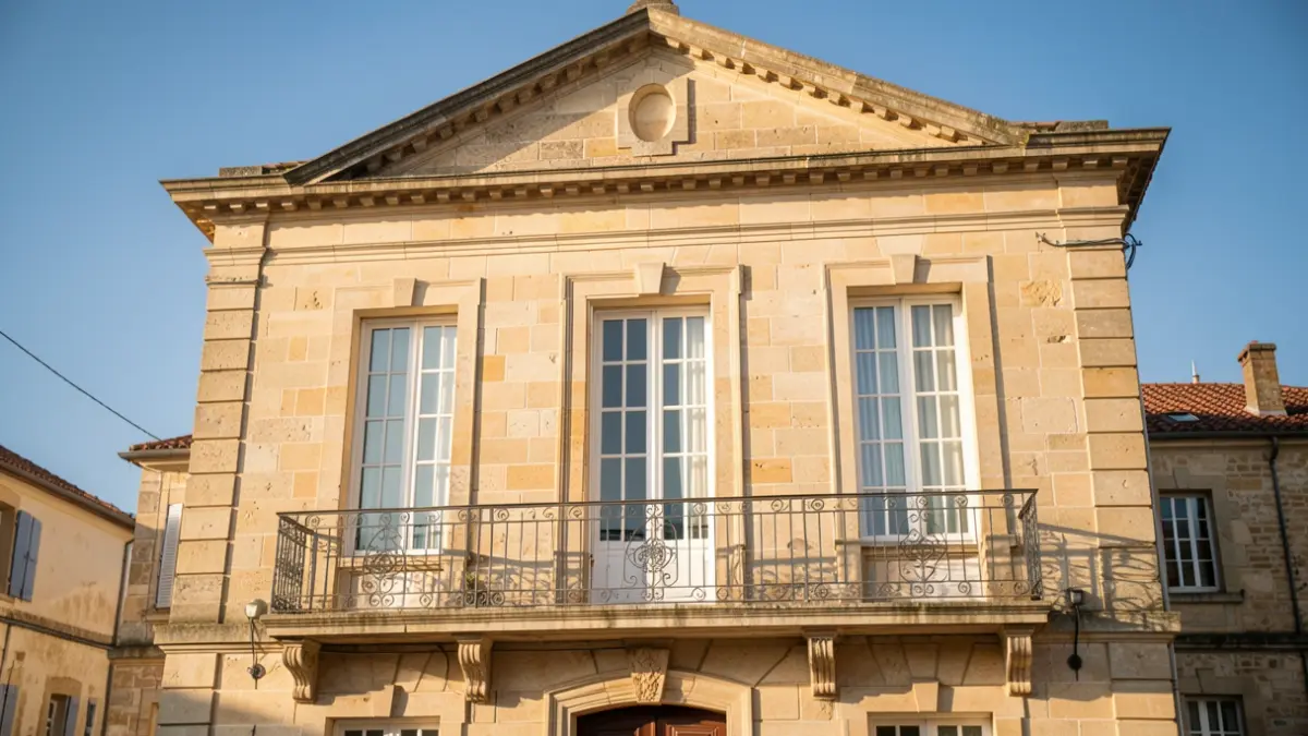 Façade de la mairie de Sainte-Marie-de-Ré.