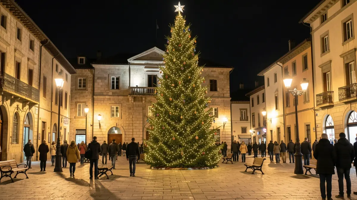Generic image of a large, in front of the town hall.