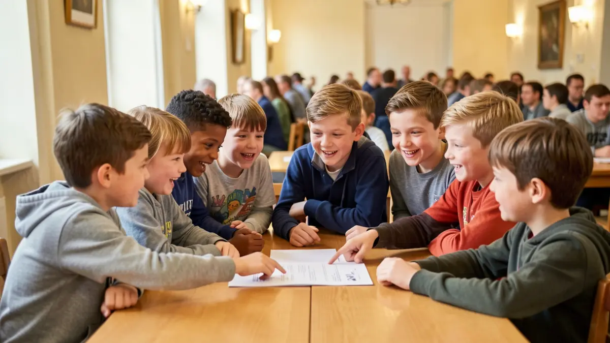 Image générique d'enfants participant à une élection dans une mairie. Jamais de noms propres. N'affirme jamais que c'est le fait réel.