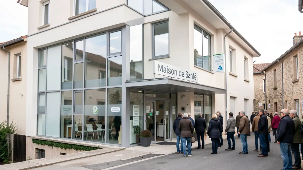 Image générique de la façade d'une maison de santé moderne à Blaye.