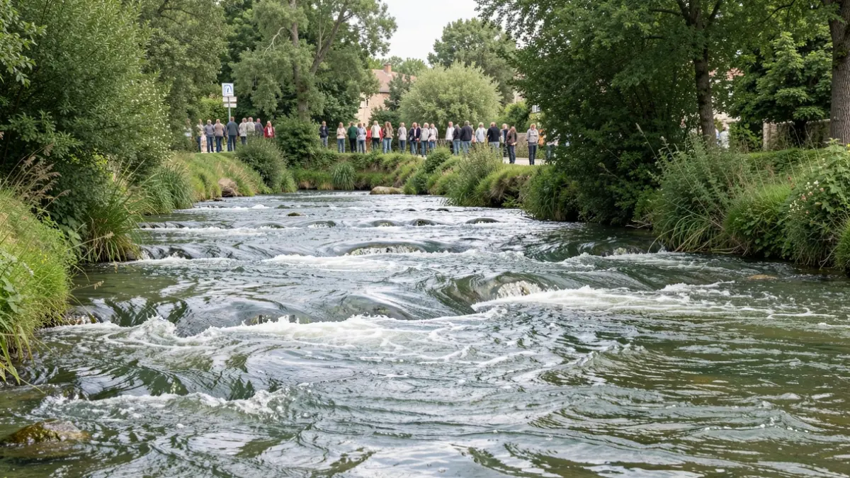 Generic image of a river flowing through a green landscape in Nouvelle-Aquitaine.