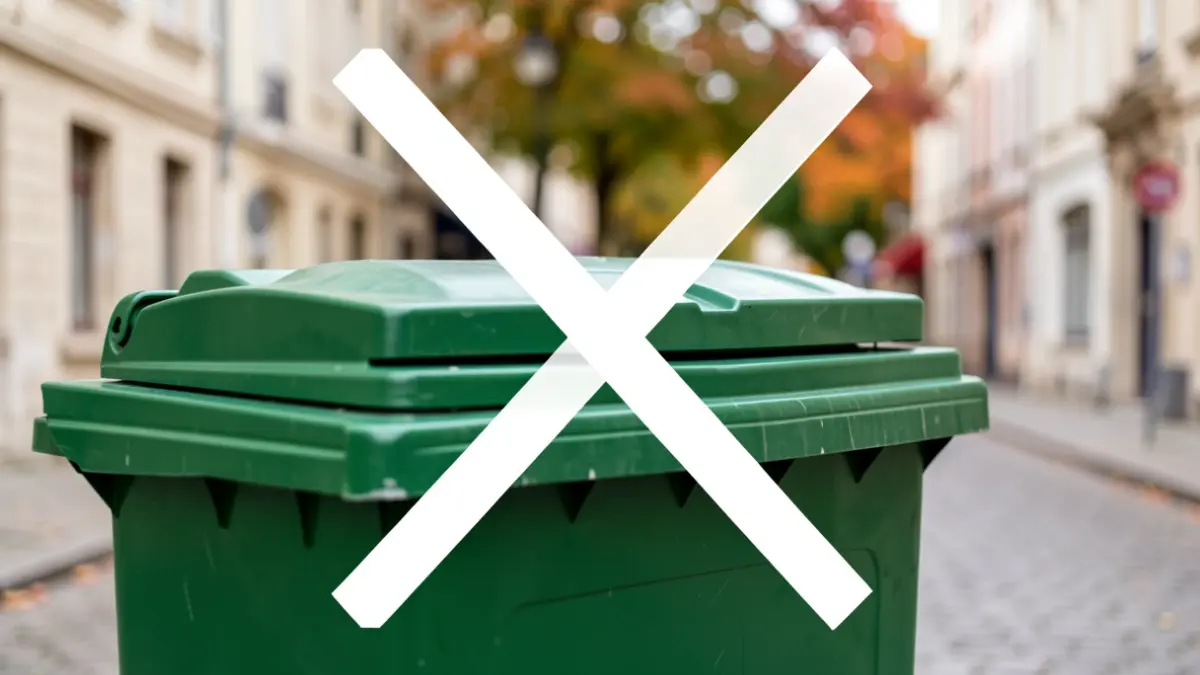 Generic image of a rejected waste bin with an 'X' symbol.